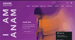Desktop Screenshot of anam.com.au